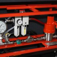 Banc hydraupneumatique multifluid